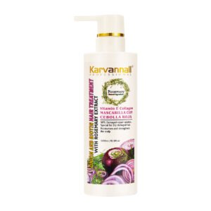 Karvannall Professional Onion, Rosemary, Vitamin E & Collagen – Deep Repair Treatment for Dry & Damaged Hair Shampoo (500ml)